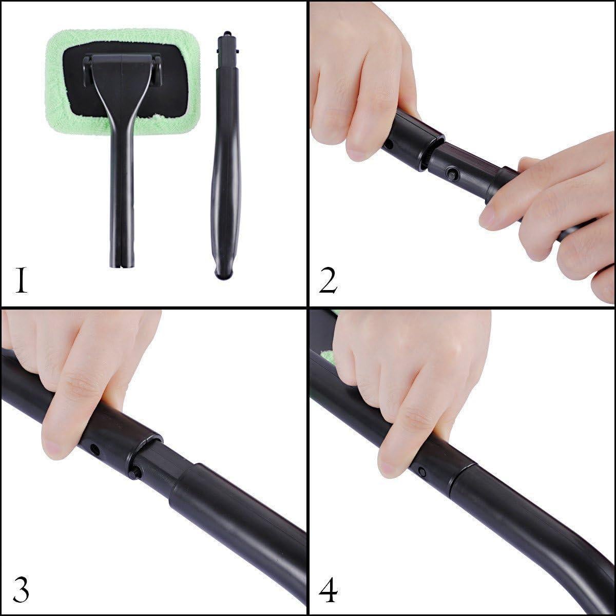 Limpiador de Parabrisas de Microfibra Silence Shopping con 2 Paños