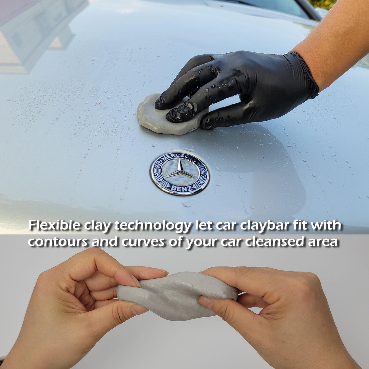 Kit de Detailing Auto Awave Bloom - 10 Barras Arcilla + 8 Tabletas Lubricante