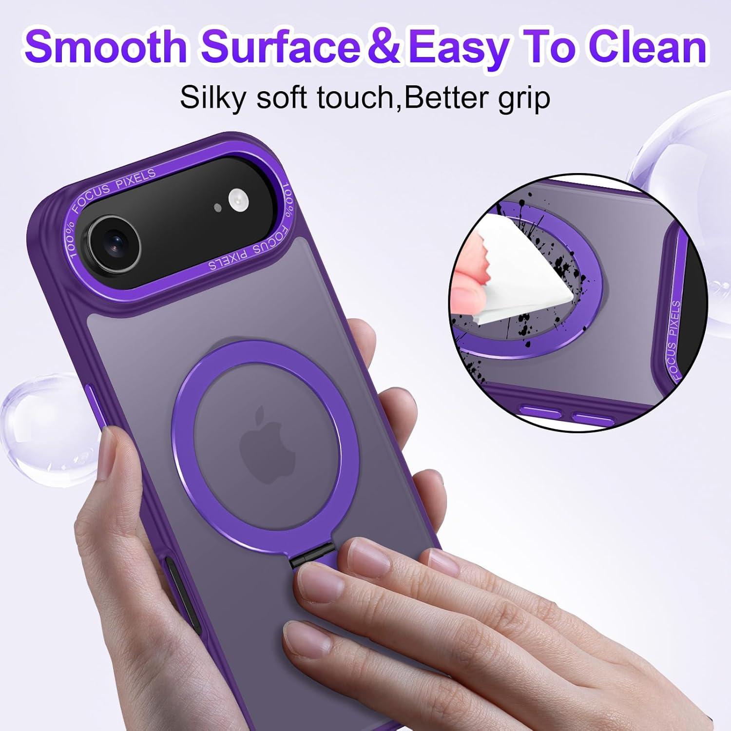 Funda Lamcase para iPhone 17 Air - Antichoque Magnética Púrpura