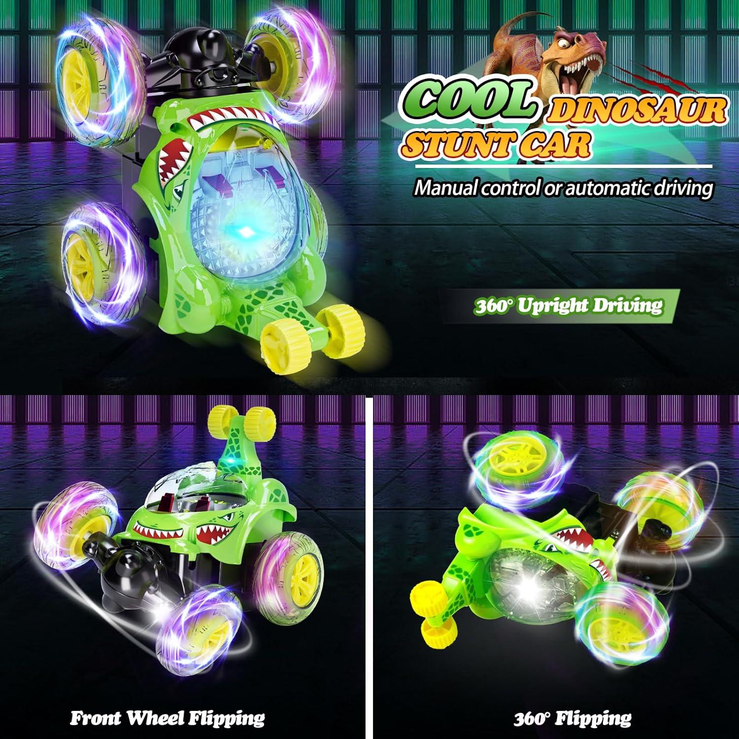 Coche Acrobático RC Hymaz 4WD 360° con Luces y Música