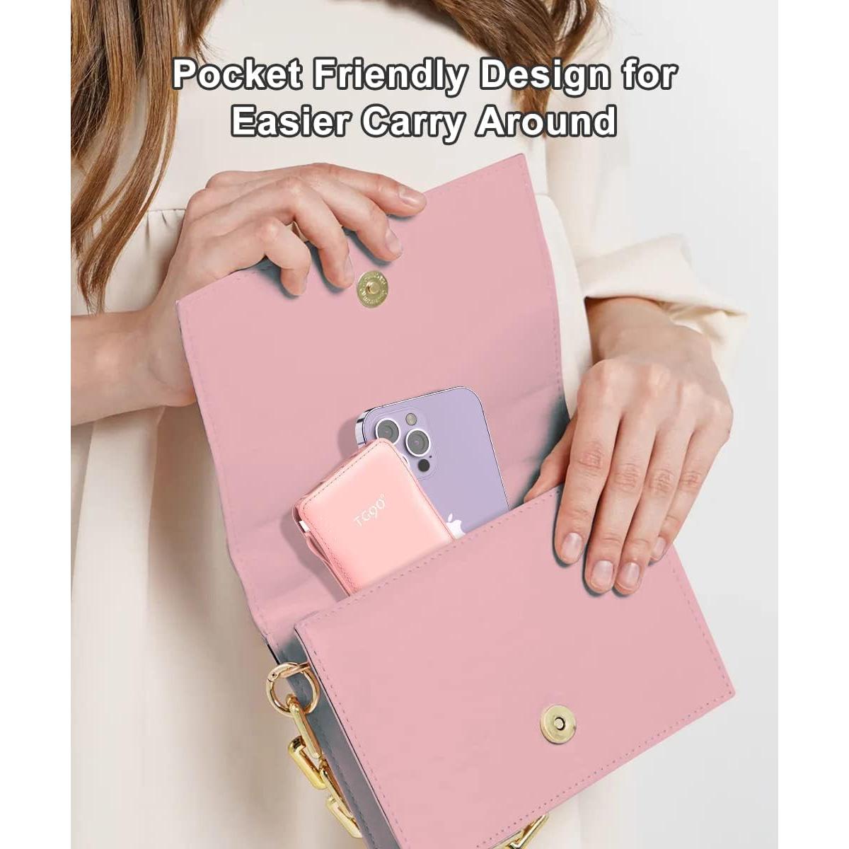 Cargador Portátil TG90° 10000mAh 2 Pack Slim con Cables