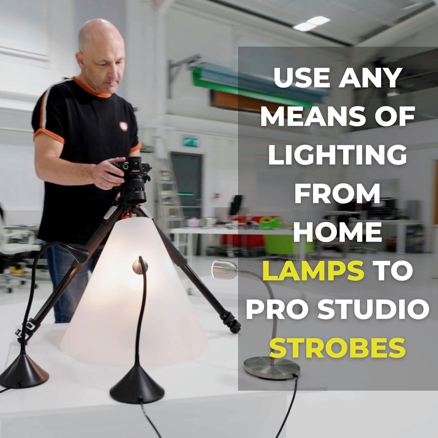 Cono de Luz Difusor V-Flat World - Kit 3 Piezas para Fotografía