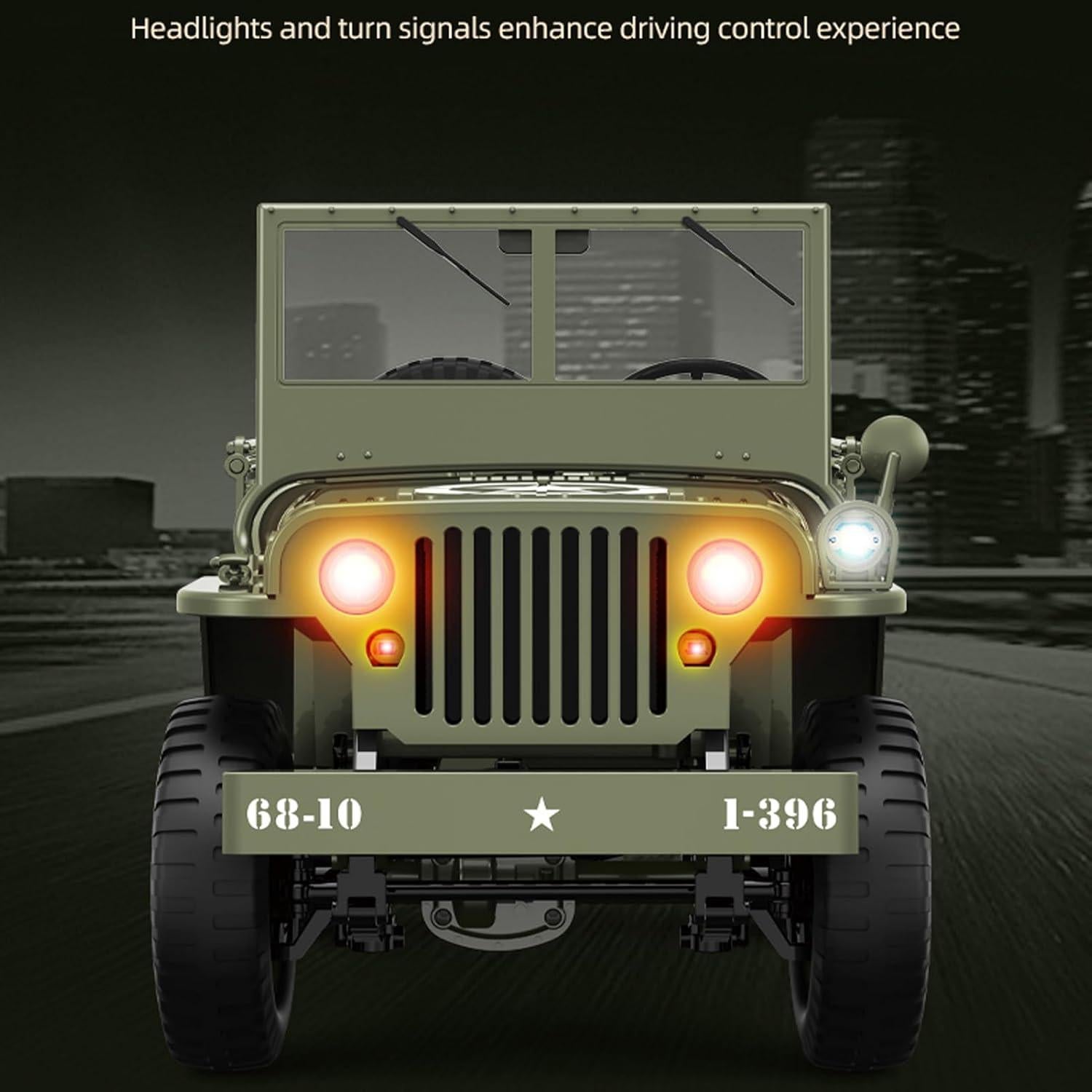 Coche RC Militar Dodoore D888 1:10 Todo Terreno 4WD