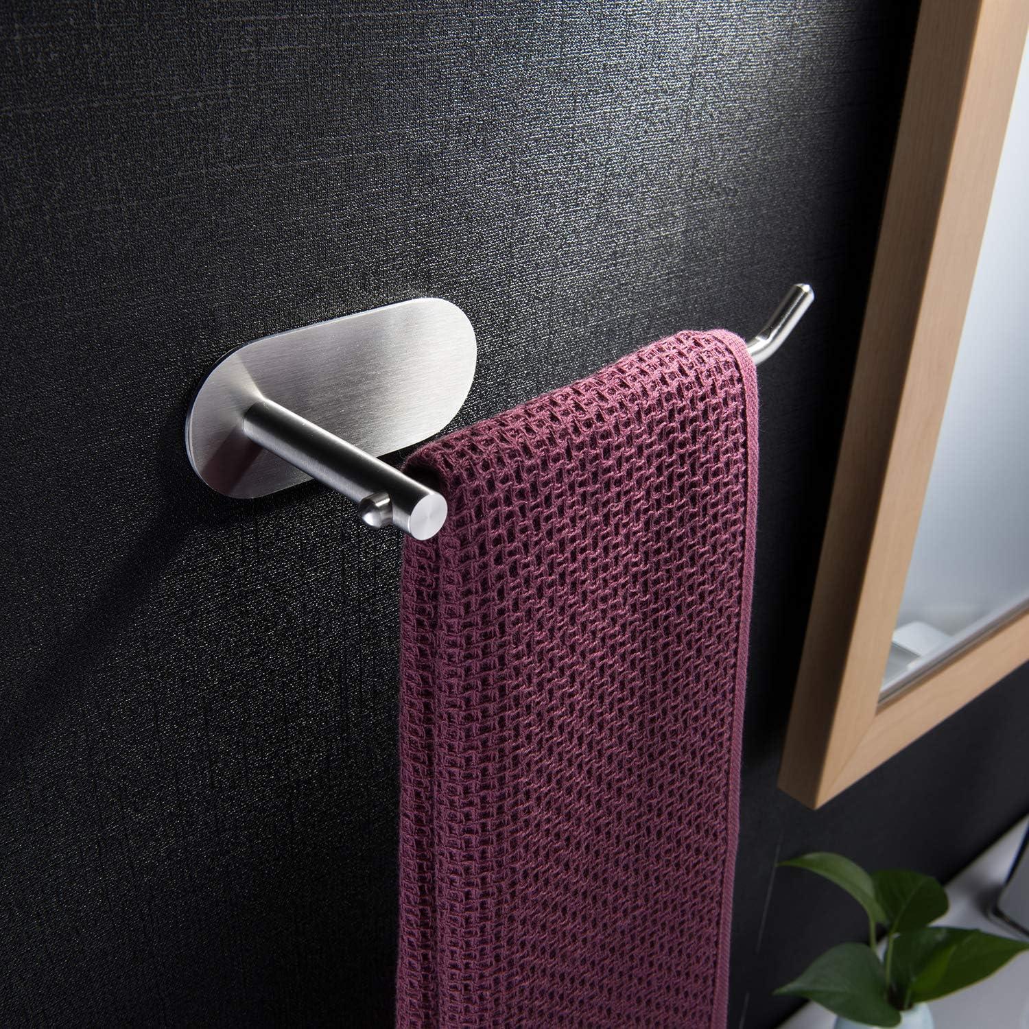 Soporte de Toalla de Mano ZUNTO Autoadhesivo Acero Inoxidable