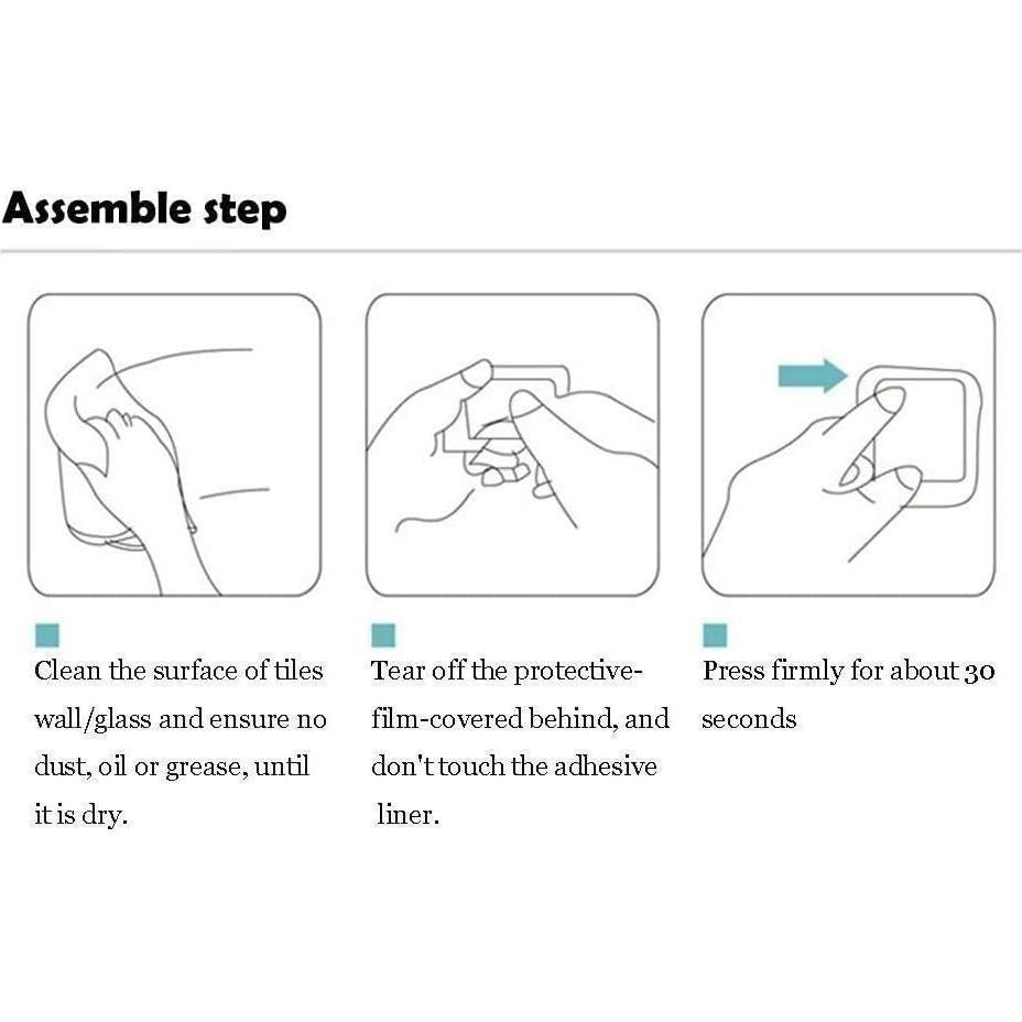 Soporte de Toalla de Mano ZUNTO Autoadhesivo Acero Inoxidable