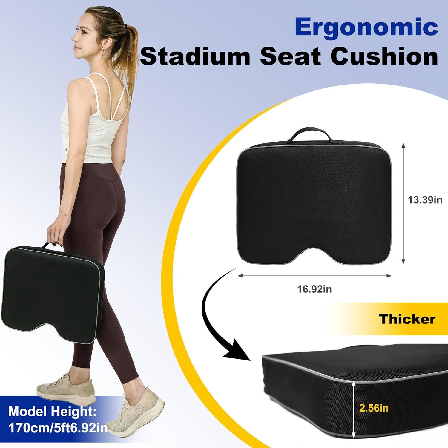 Cojines para Estadio FASTMOMENT - 2 Pcs Acolchados Portátiles