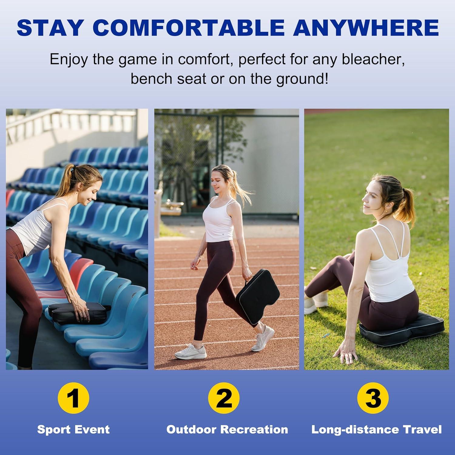 Cojines para Estadio FASTMOMENT - 2 Pcs Acolchados Portátiles