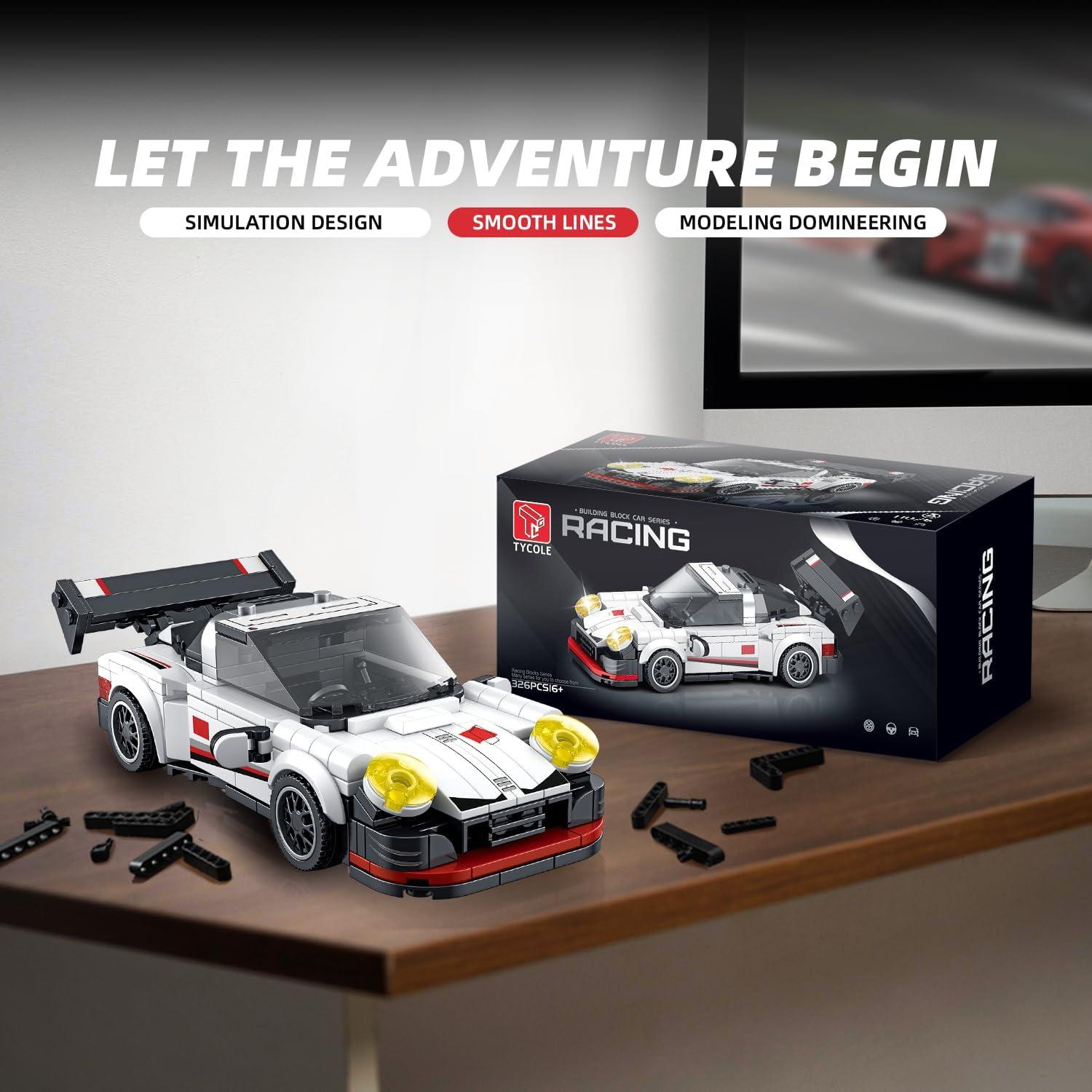 Conjunto de Construcción de Autos VGD 326 Piezas con Exhibidor