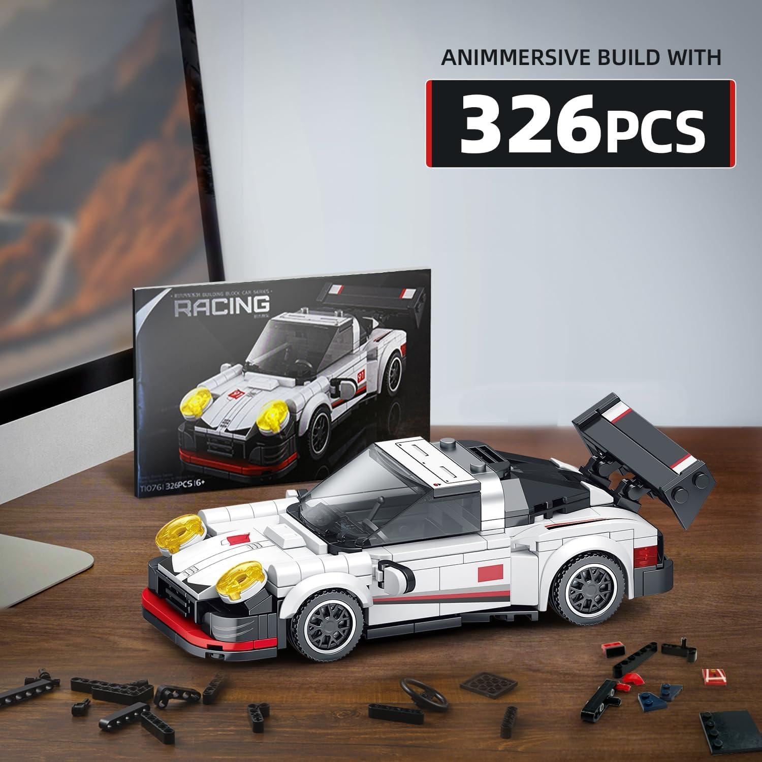 Conjunto de Construcción de Autos VGD 326 Piezas con Exhibidor