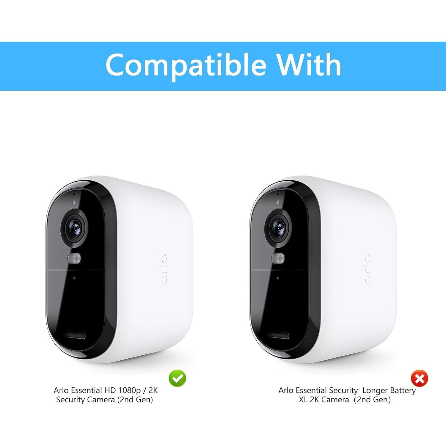 Funda de Silicona KOROAO para Cámara Arlo Essential 2da Gen