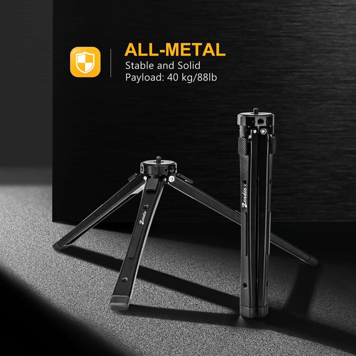 Soporte de trípode Zeadio ajustable para cámara y gimbal