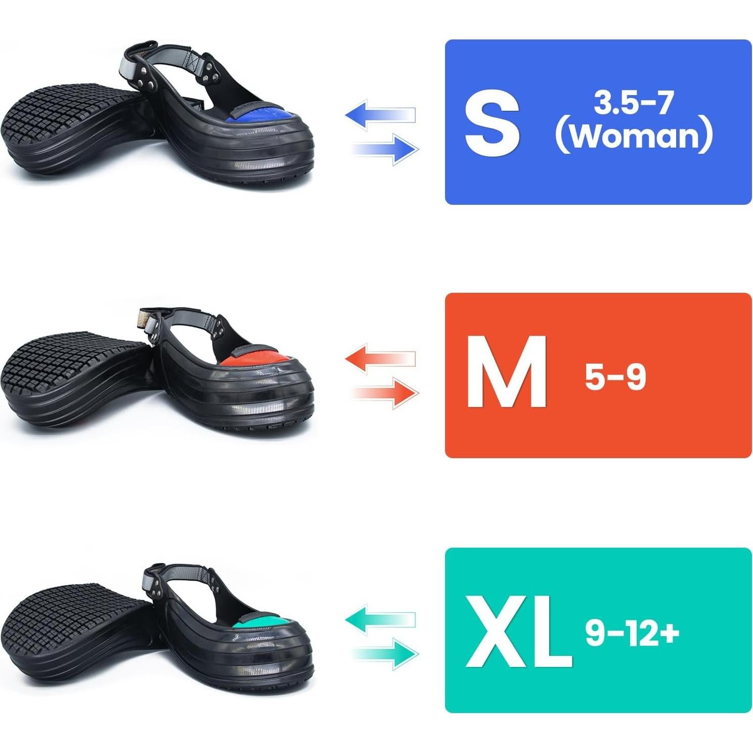 Sobretapas de Seguridad LFGUD con Punta de Acero - M (US 5-9) Rojo