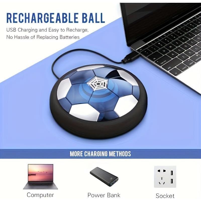 Pelota de Fútbol Flotante Recargable Vibzonfu con LED 55.88cm