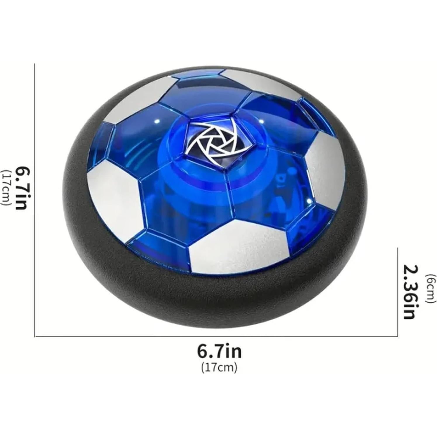 Pelota de Fútbol Flotante Recargable Vibzonfu con LED 55.88cm