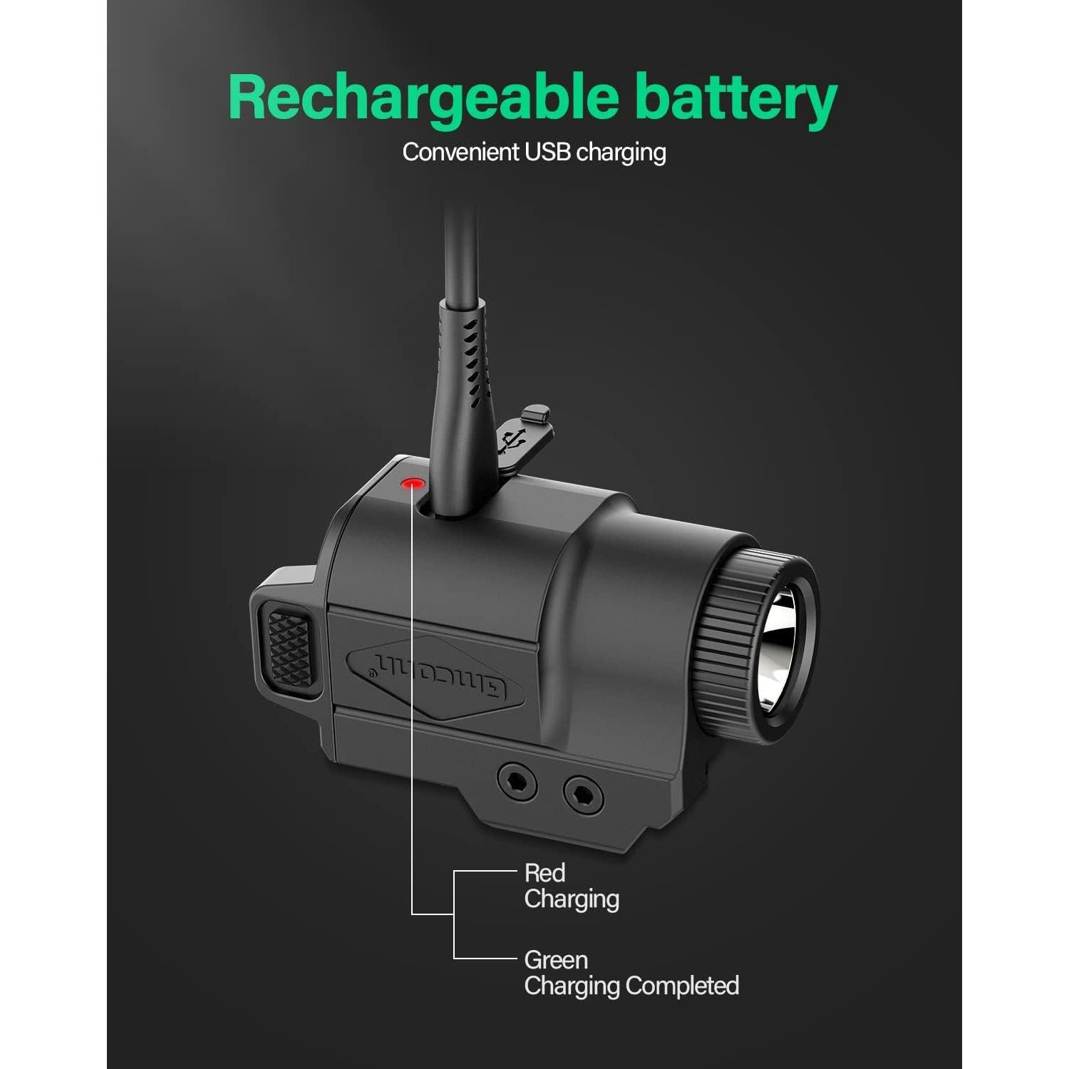 Linterna Compacta Gmconn 700 Lumen para Pistolas Picatinny