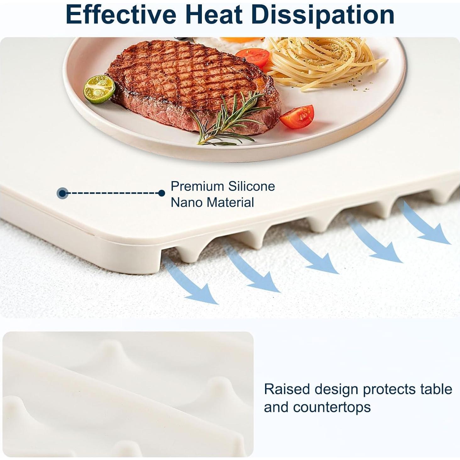 Alfombrilla Calentadora Eléctrica QUEENLINK Beige 3 Temperaturas