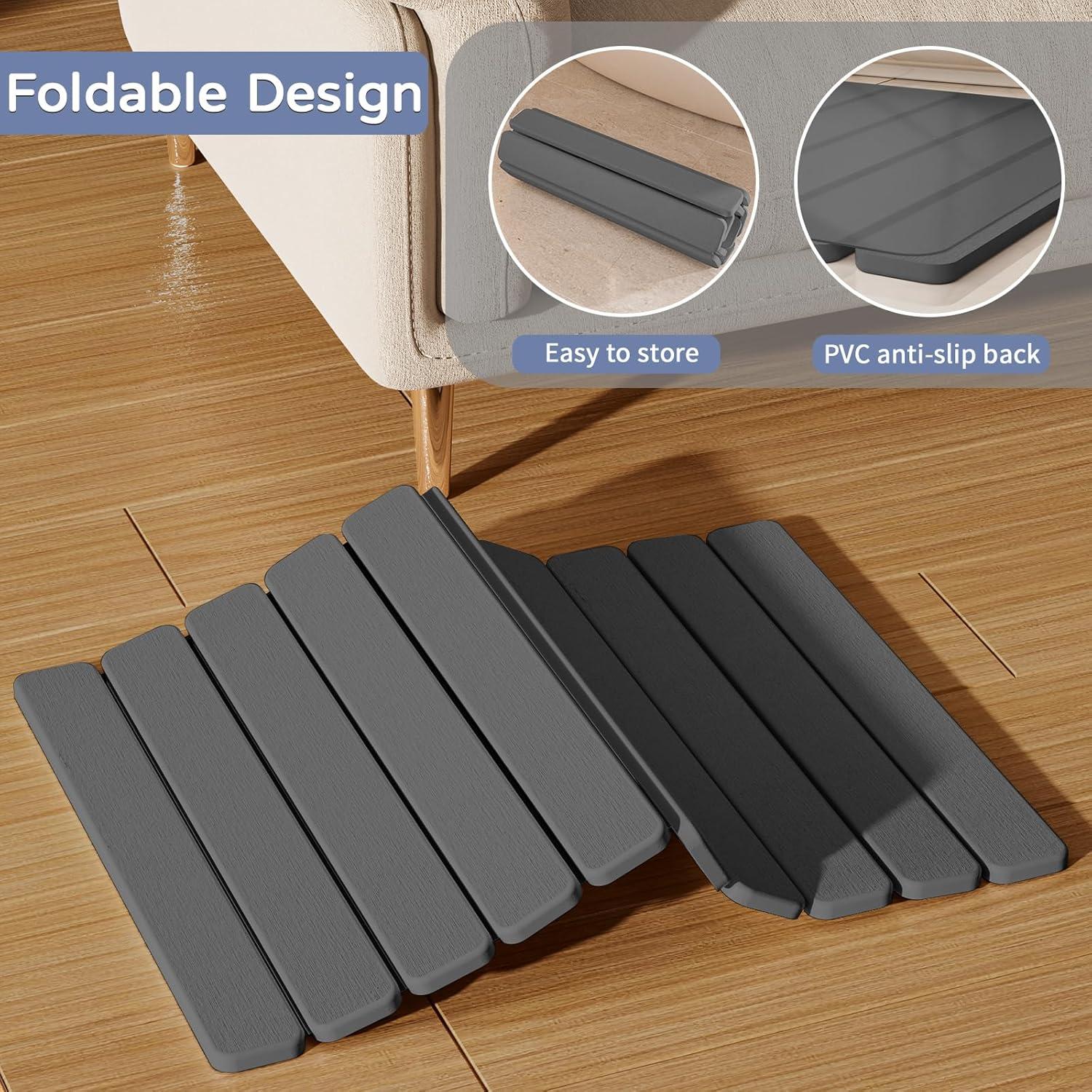 Alfombrilla de Baño de Piedra Diatomácea Summer&Kiss 59.7x39.1cm Gris