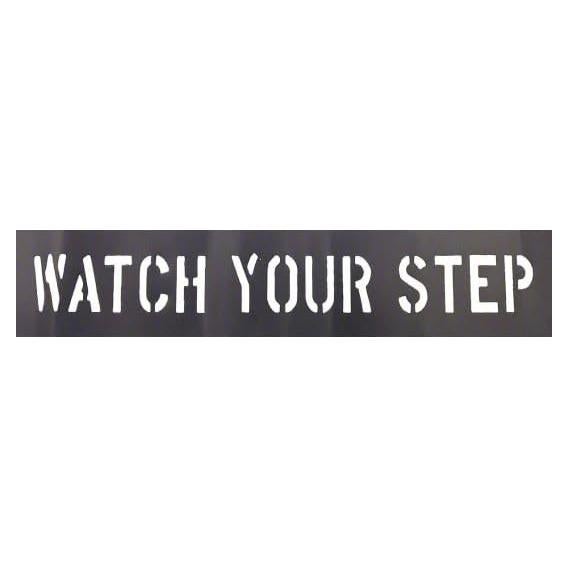 Estencil de Seguridad Watch Your Step 213x36 cm Marketing Holders