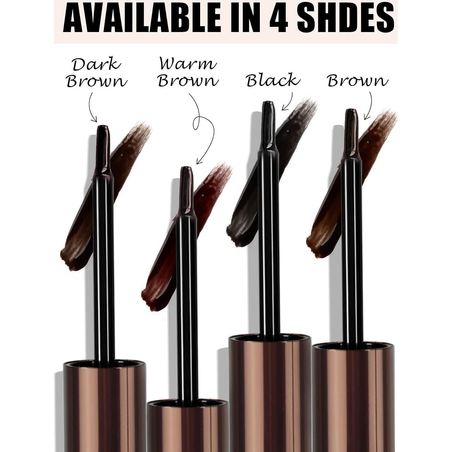 Cilrofelr Gel Tinte para Cejas Peel Off Marrón 2 Paquetes