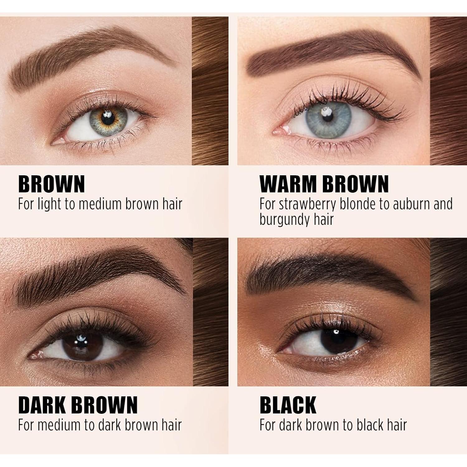 Cilrofelr Gel Tinte para Cejas Peel Off Marrón 2 Paquetes