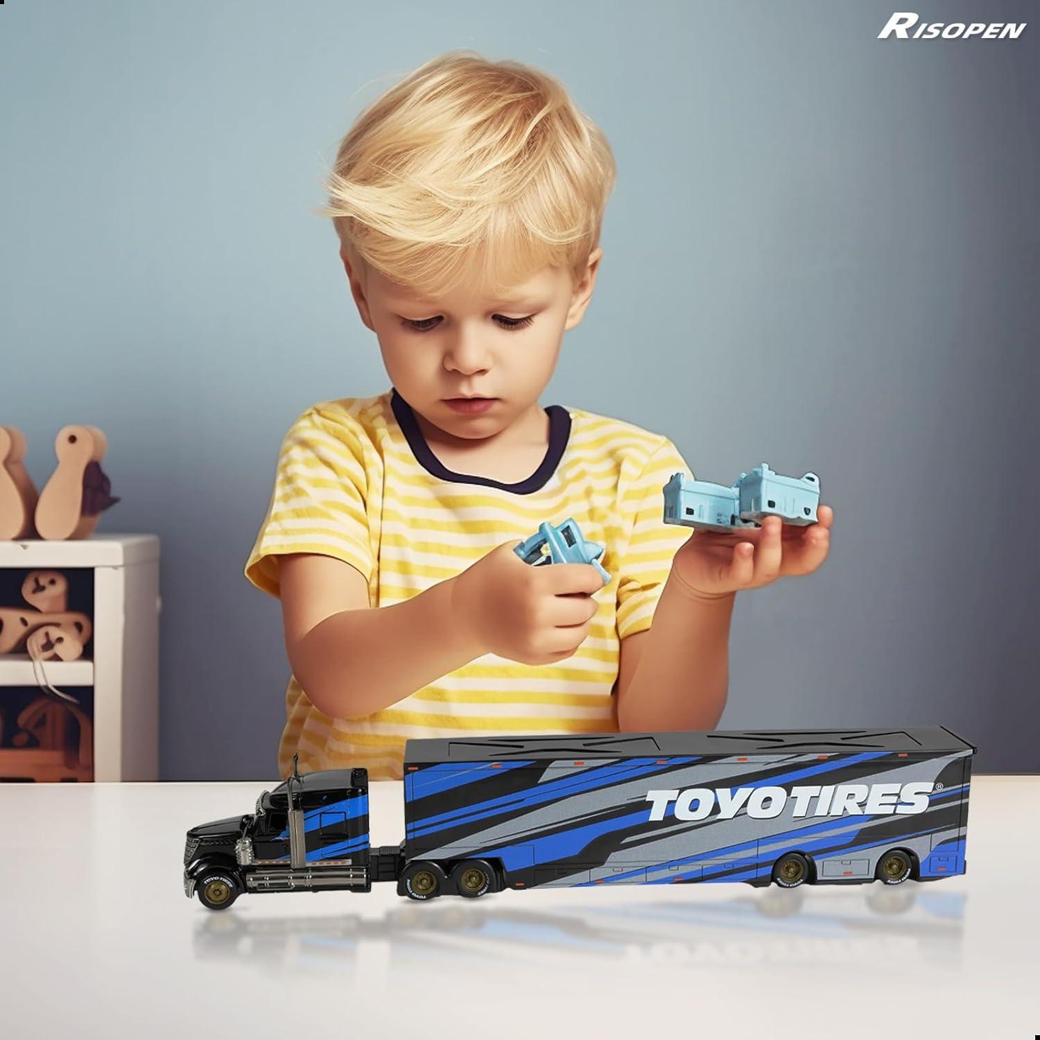 Camión Pesado International LoneStar 1:64 Metal Diecast Negro