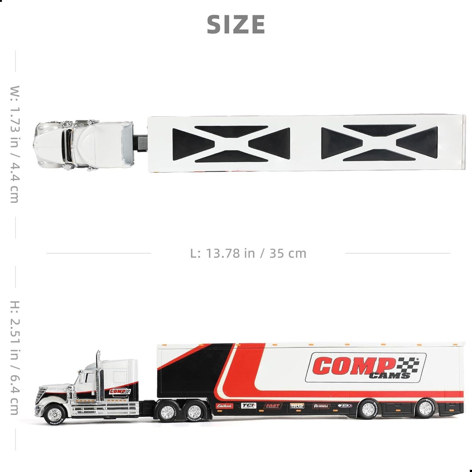 Camión Pesado Diecast Risopen 1:64 International LoneStar Blanco