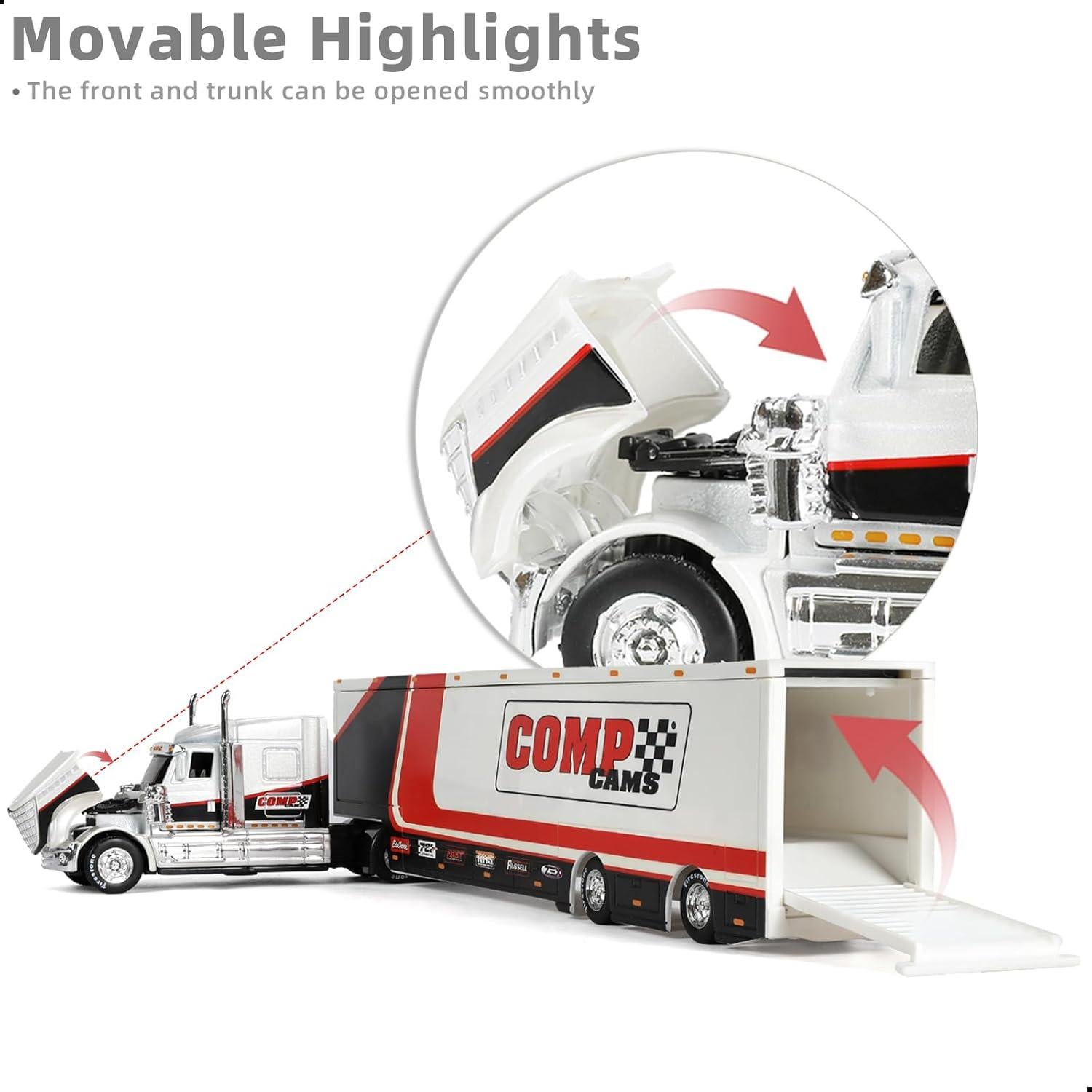 Camión Pesado Diecast Risopen 1:64 International LoneStar Blanco