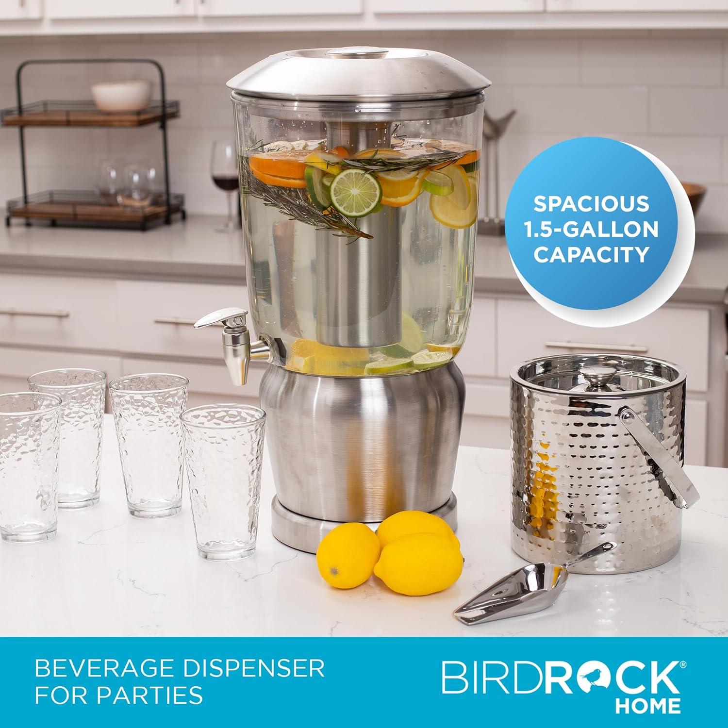 Dispensador de Bebidas Acero Inoxidable 5.68 L BirdRock Home