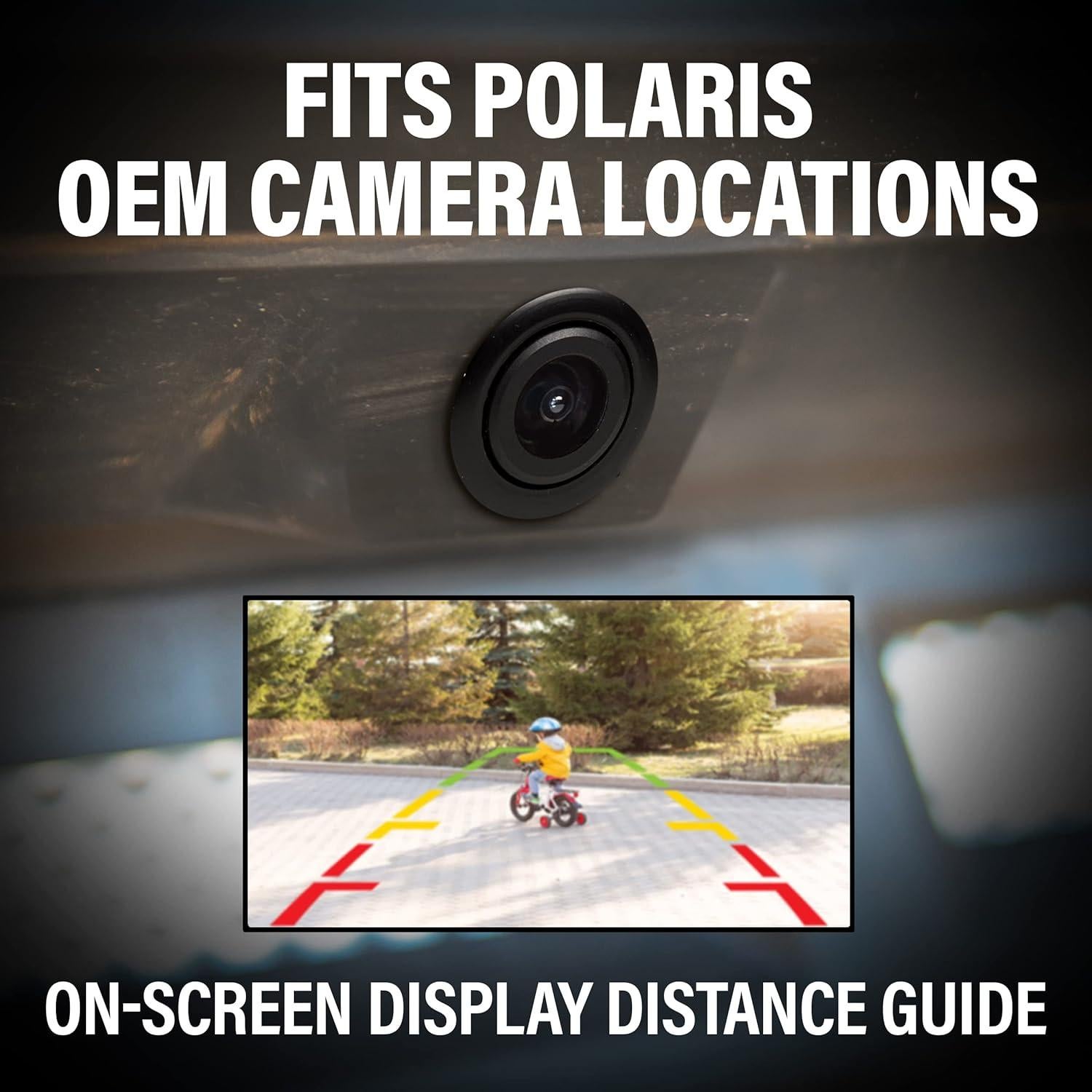 Cámara de Respaldo BOSS POLCAM IPX6 para Polaris RZR