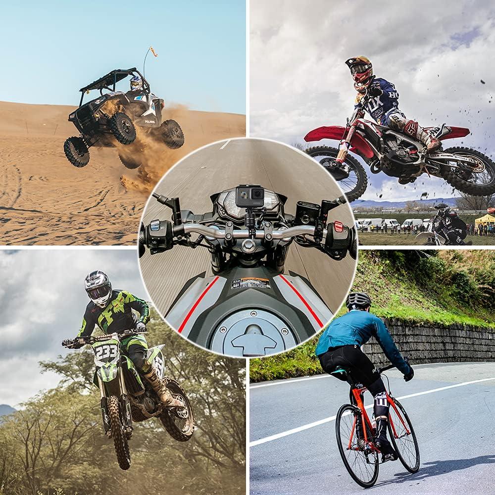 Soporte de Manillar HSU para Bicicleta y GoPro - Aluminio 360°