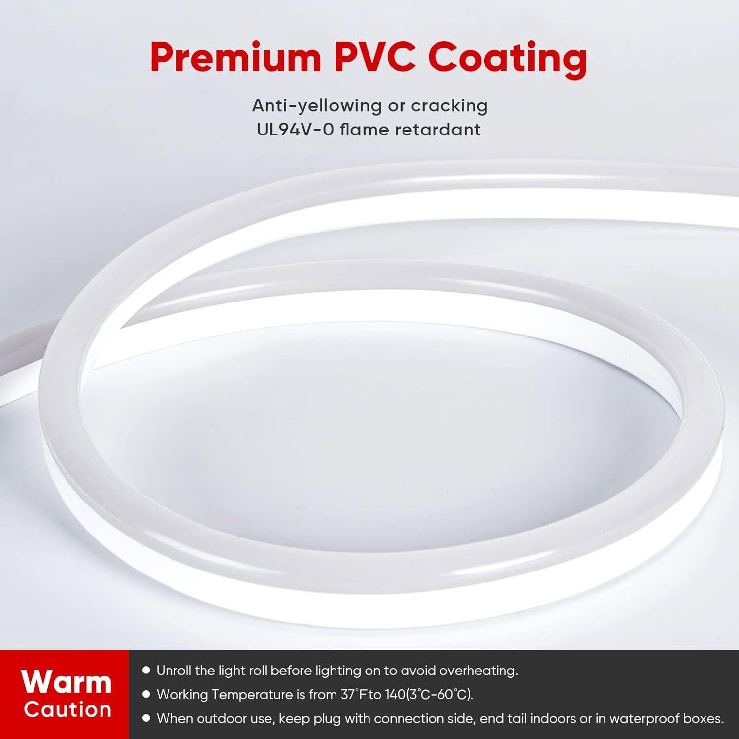 Luces de Cuerda de Neón LED Shine Decor 5M IP65 6500K