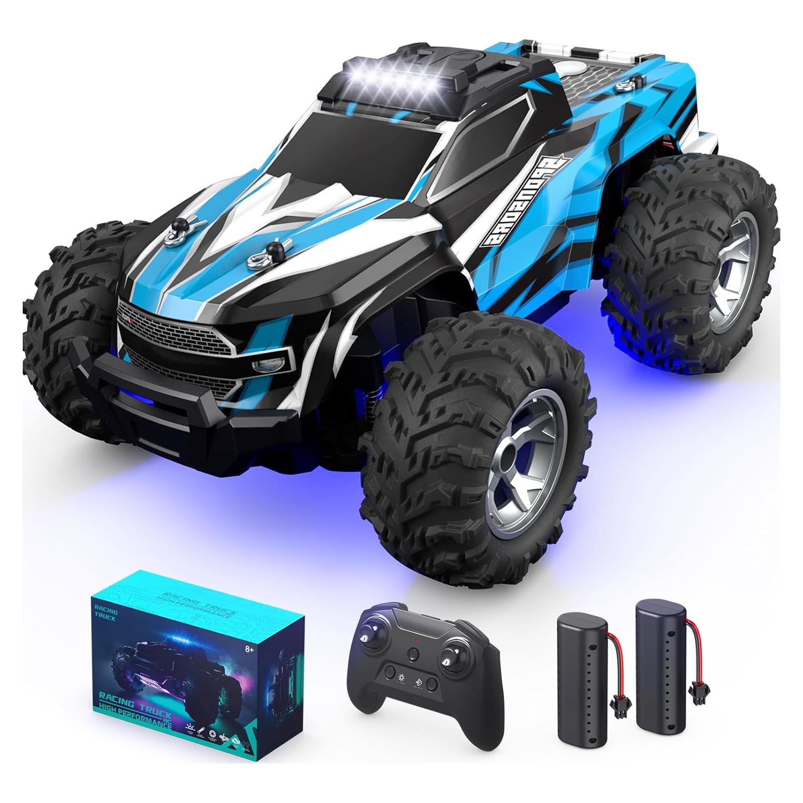 Coche RC Todo Terreno Resosese 2023 Azul 25Km/h LED