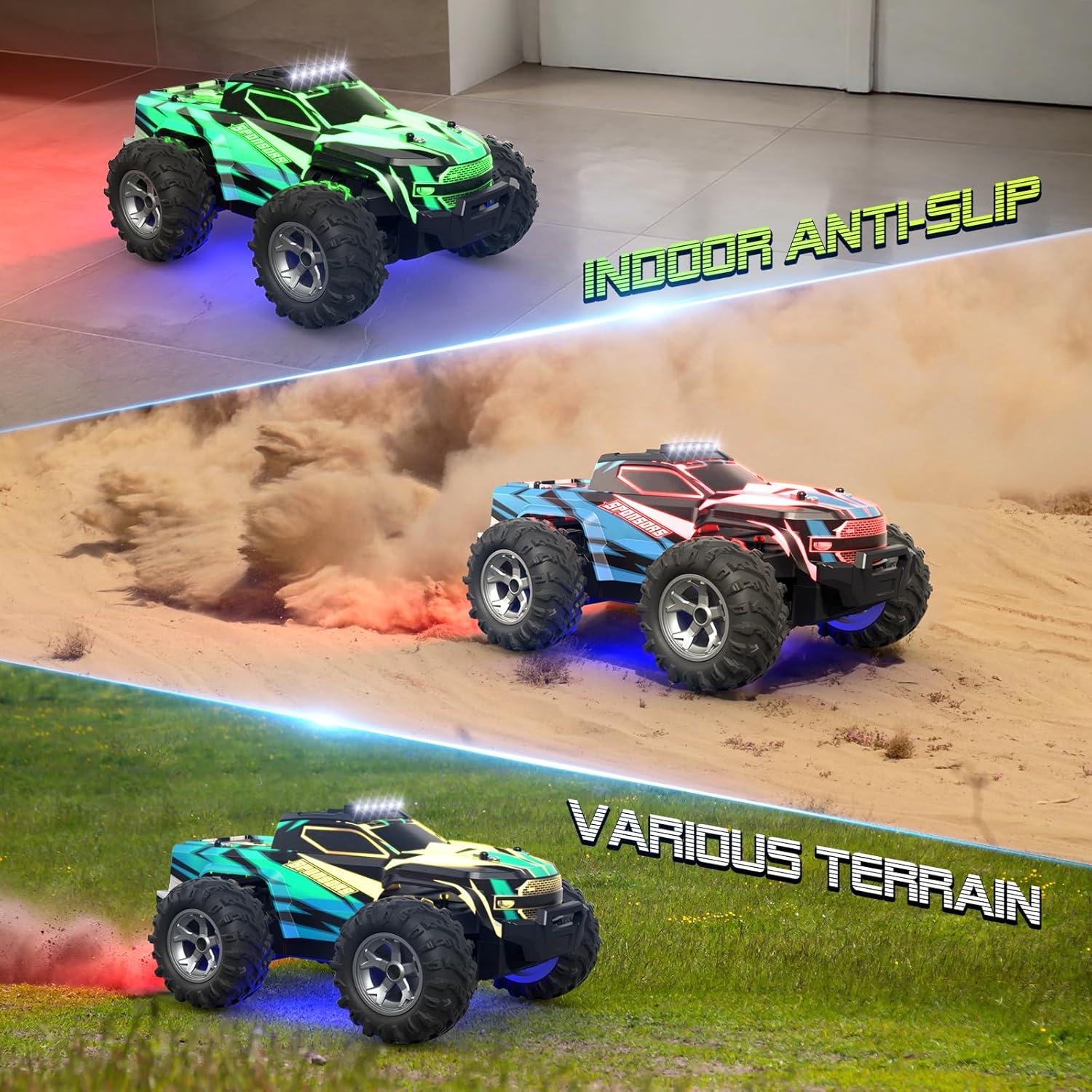 Coche RC Todo Terreno Resosese 2023 Azul 25Km/h LED