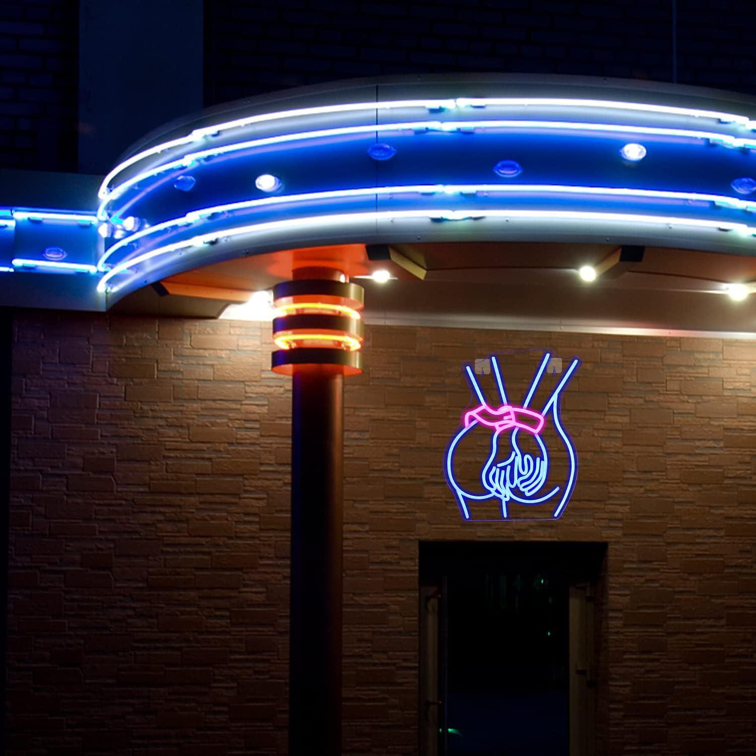 Luz de Neón Looklight LED Mujer 43.3x32.8cm Decoración