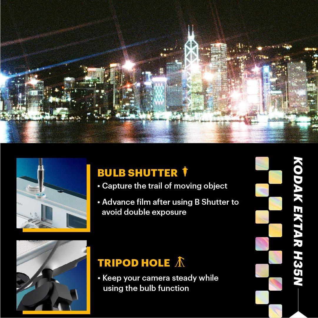 Cámara de Filme Kodak Ektar H35N Media Cuadro 35mm BT21