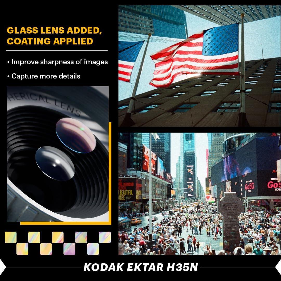 Cámara de Filme Kodak Ektar H35N Media Cuadro 35mm BT21