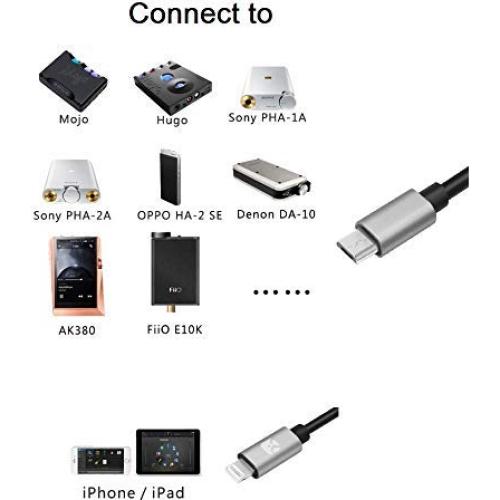 Cable OTG MicroUSB Meenova 15cm para iPhone y DAC