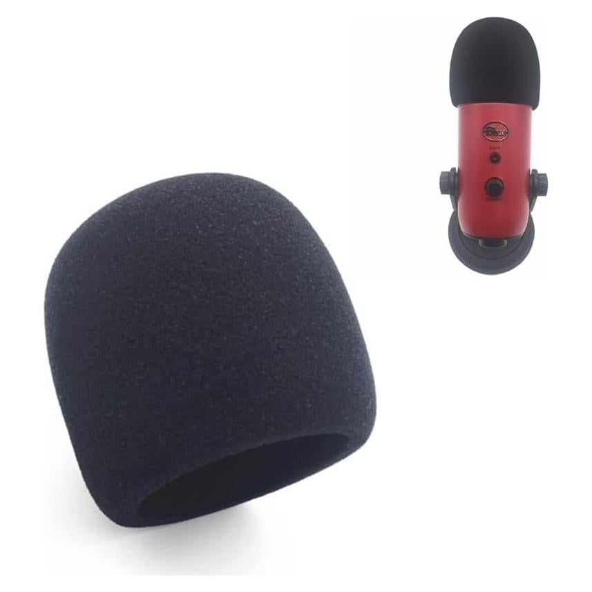 Cubierta de viento y filtro pop para micrófono Blue Yeti