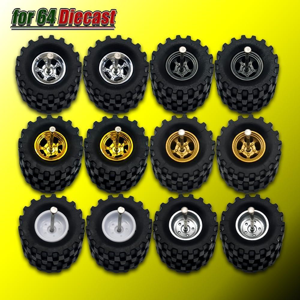 Ruedas Todo Terreno WAVEIST Hot 1/64 para Modelos Diecast
