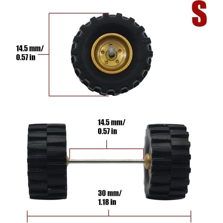 Ruedas Todo Terreno WAVEIST Hot 1/64 para Modelos Diecast