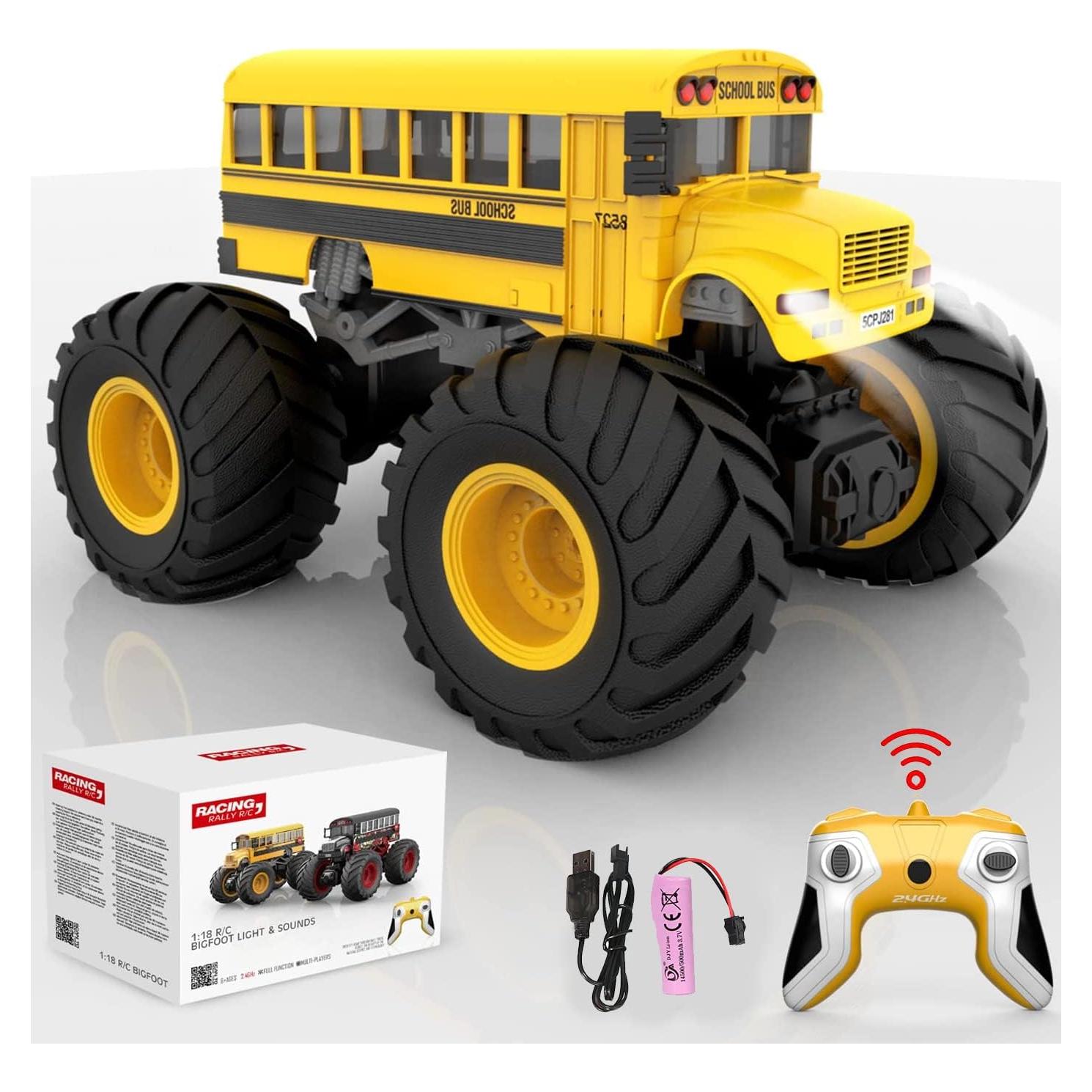 Camión Monstruo R/C Liberty Imports 1:18 con Luces y Sonidos