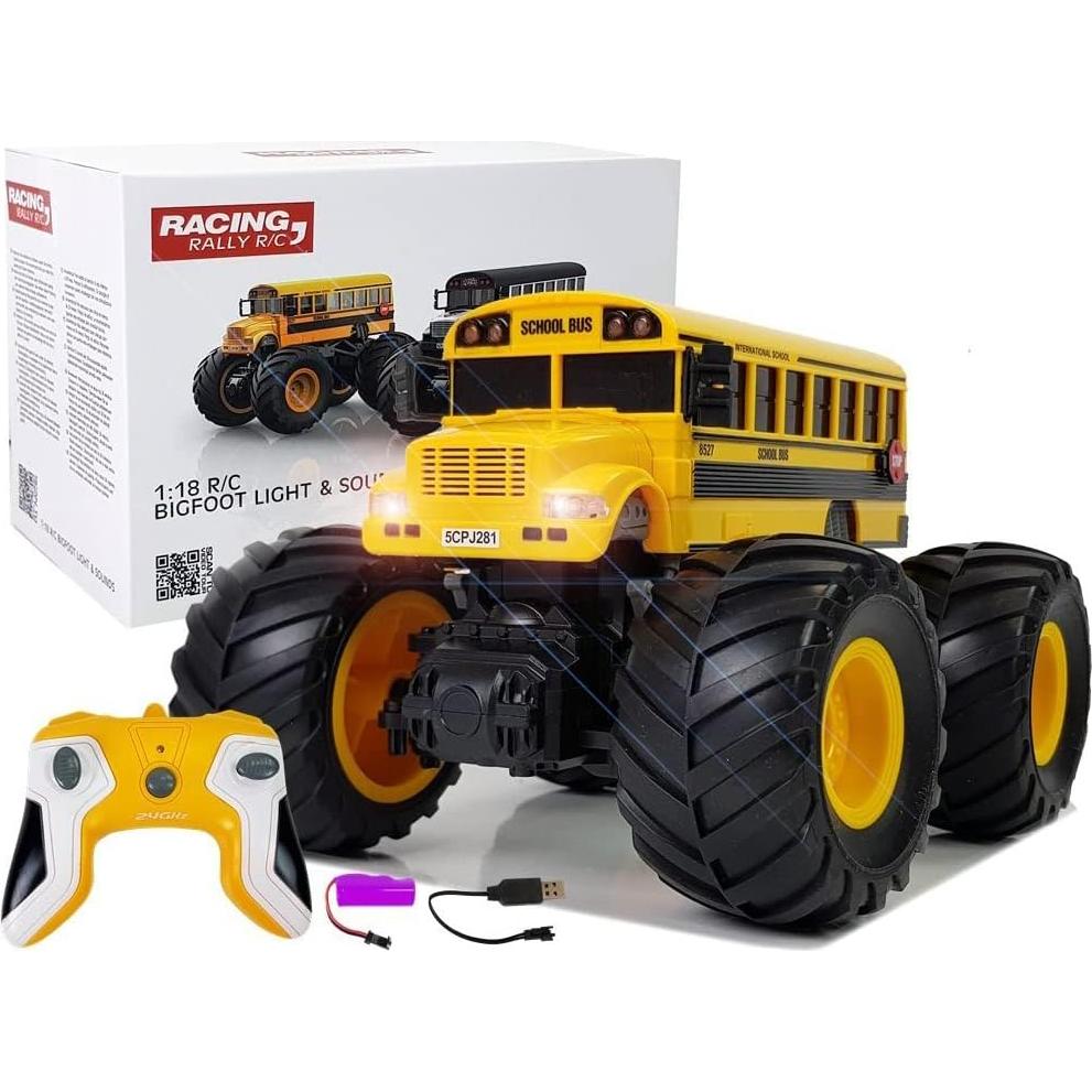 Camión Monstruo R/C Liberty Imports 1:18 con Luces y Sonidos