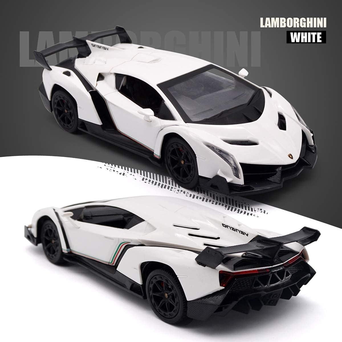 Coche RC QUN FENG Lamborghini Veneno 1:24 Blanco