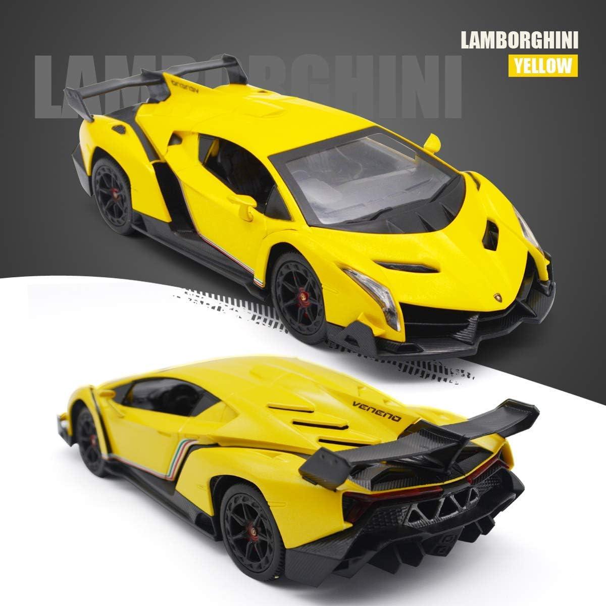 Coche RC QUN FENG Lamborghini Veneno 1:24 Amarillo