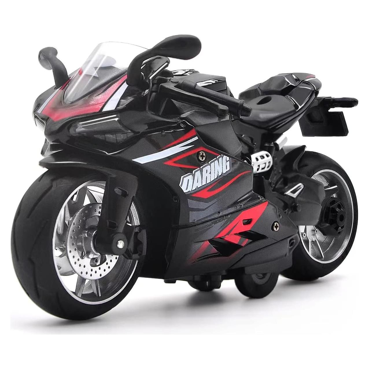 Motocicleta de Juguete CYYSFIVQZ 1:12 con Sonidos y Luces