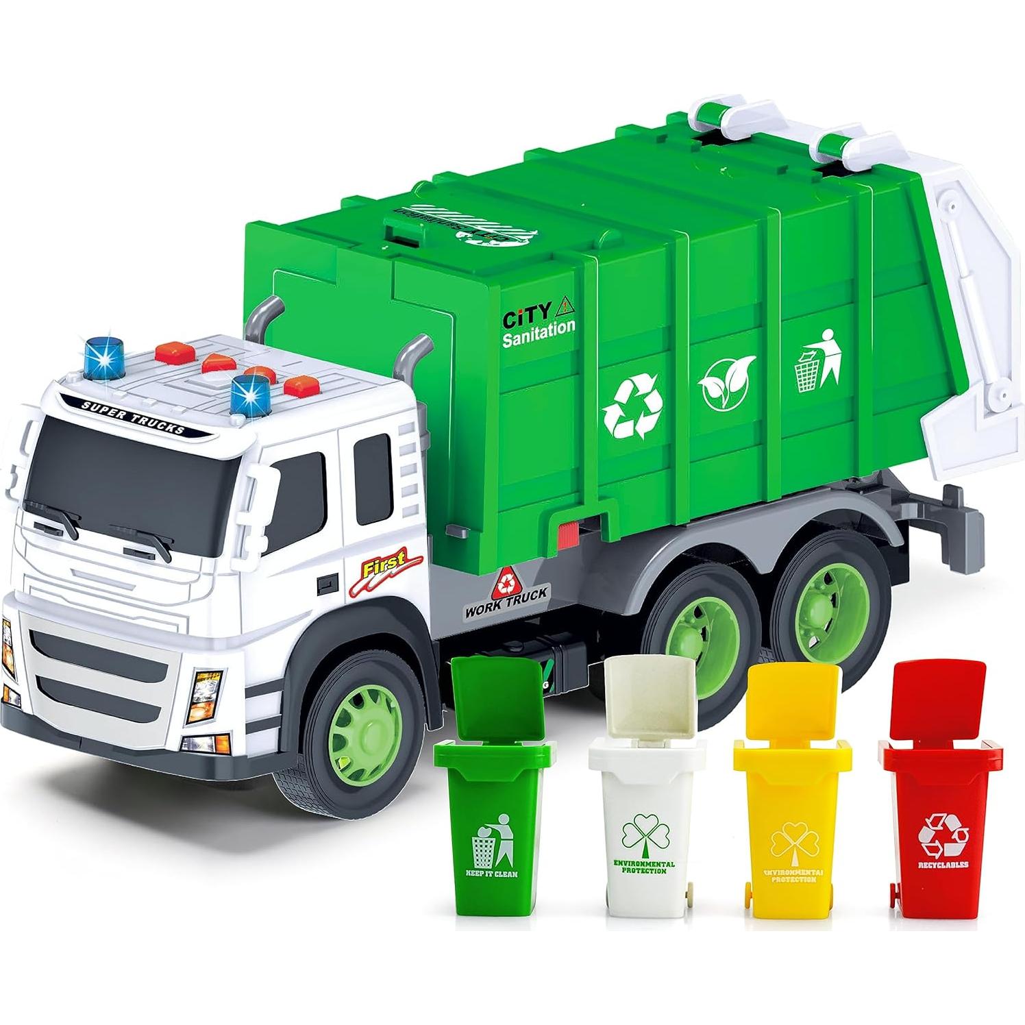 Camión de Basura MÖBIUS 1:12 con Sonidos y Luces