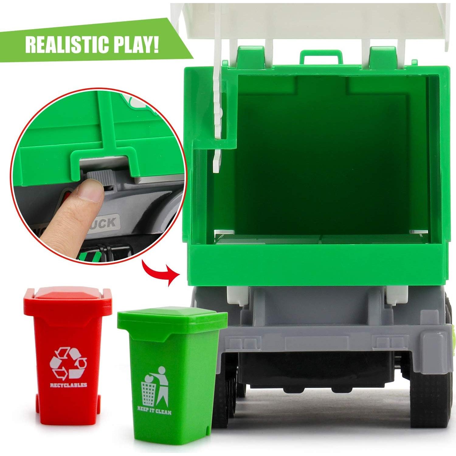 Camión de Basura MÖBIUS 1:12 con Sonidos y Luces