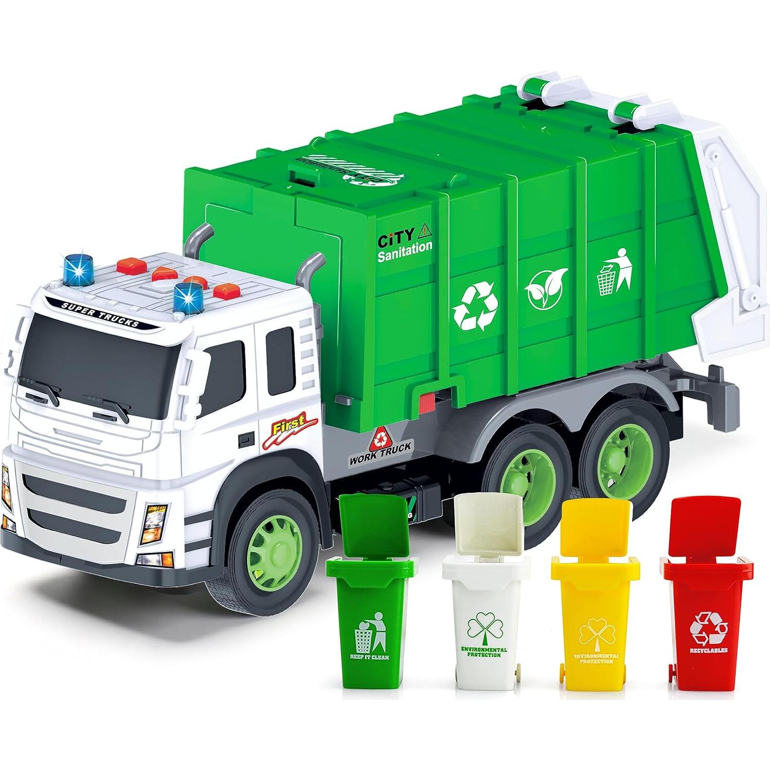 Camión de Basura MÖBIUS 1:12 con Sonidos y Luces