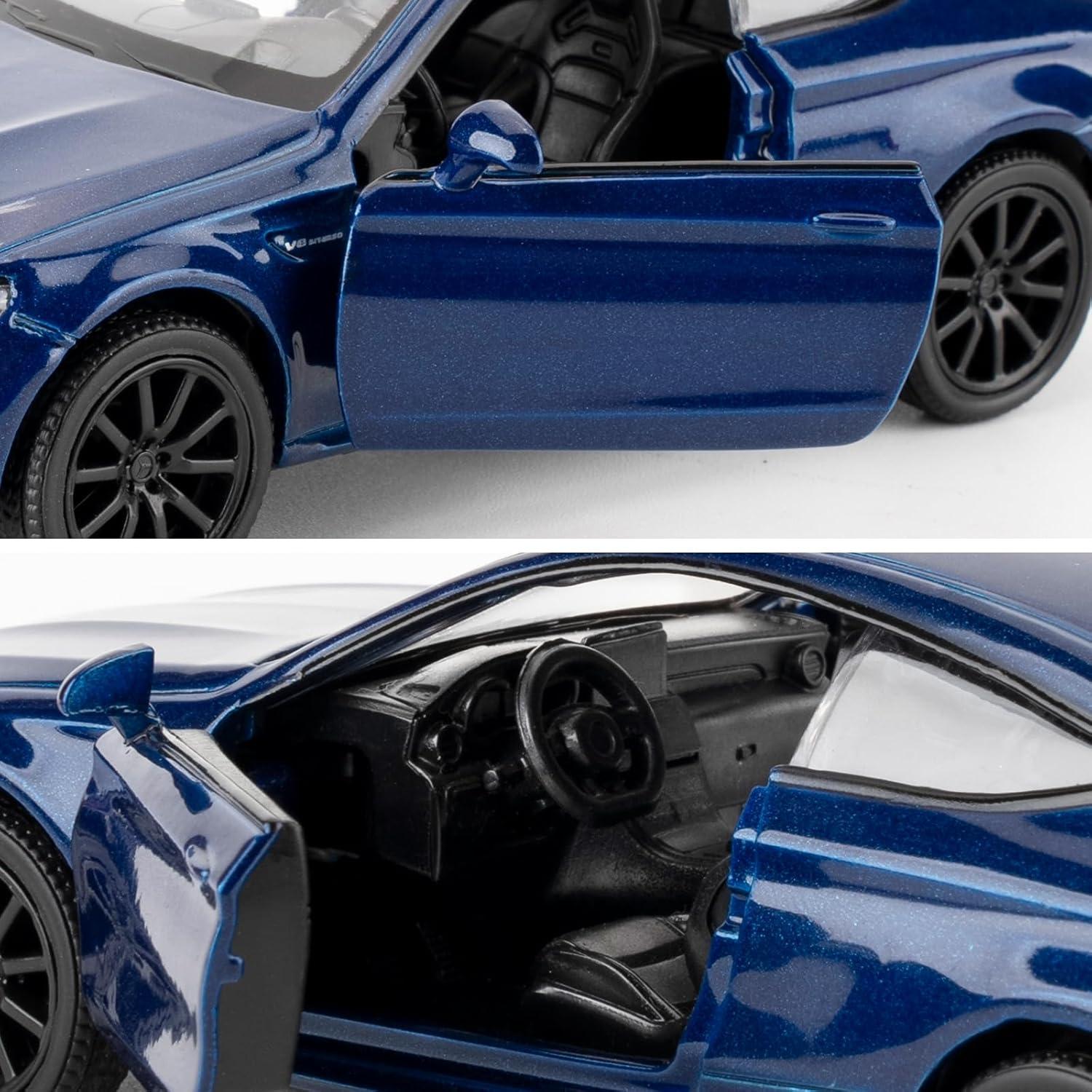 Coche de Juguete Benz C63 S AMG 1:36 Azul RMZ City