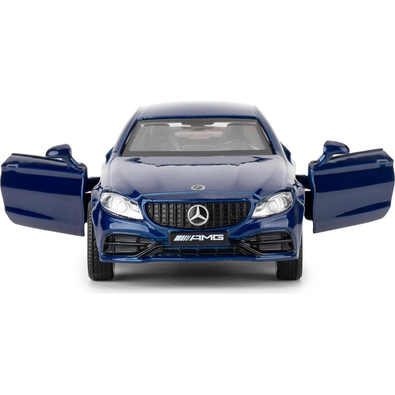 Coche de Juguete Benz C63 S AMG 1:36 Azul RMZ City
